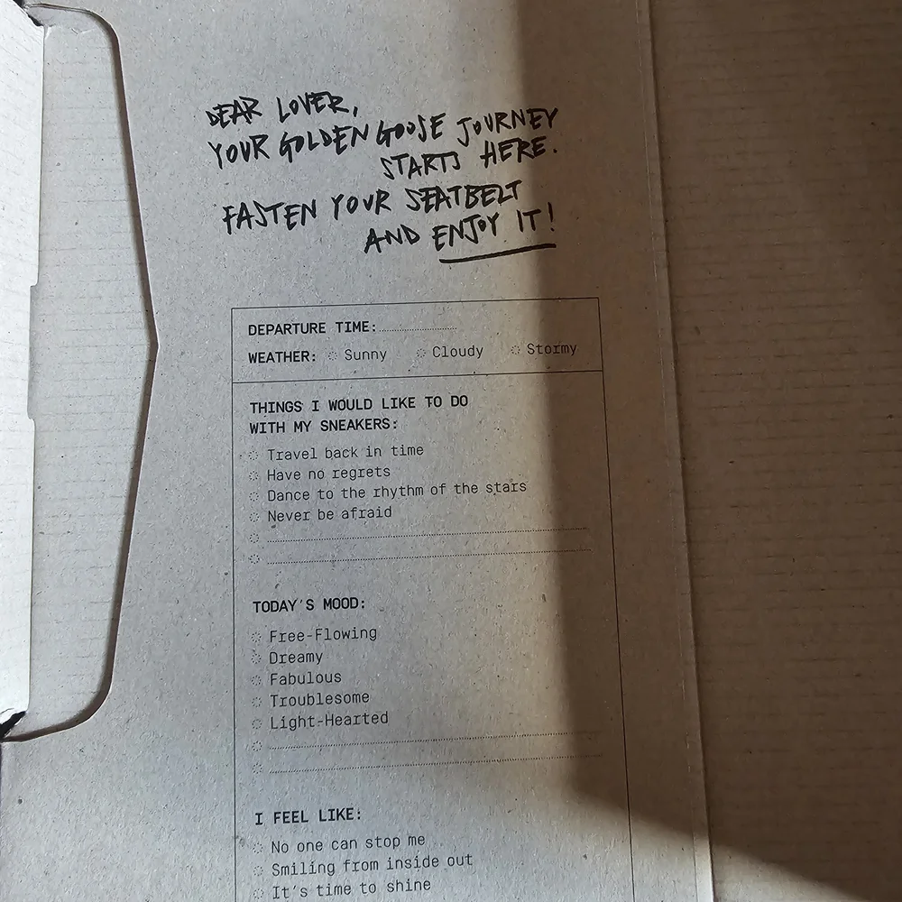 Golden Goose Navy and Gold Sneakers E - Picture 9 of 15